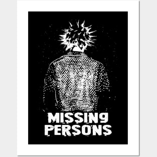 missing persons get punk Posters and Art